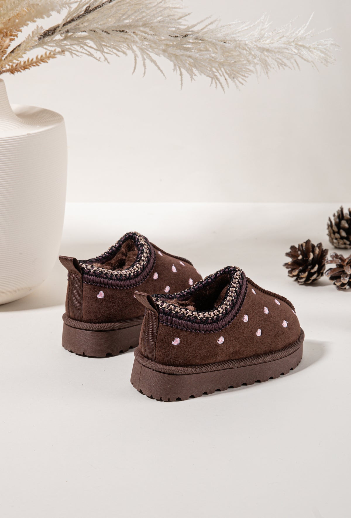 Botas com corações
