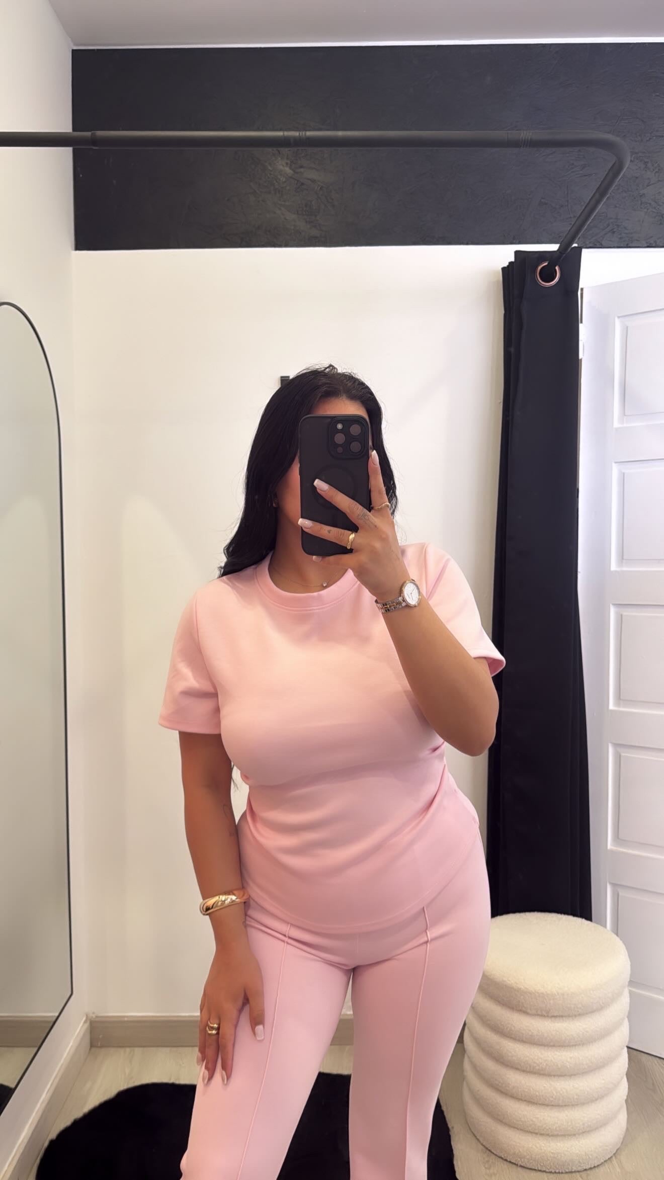Conjunto cozy rosa