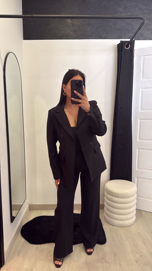 Fato elegante preto