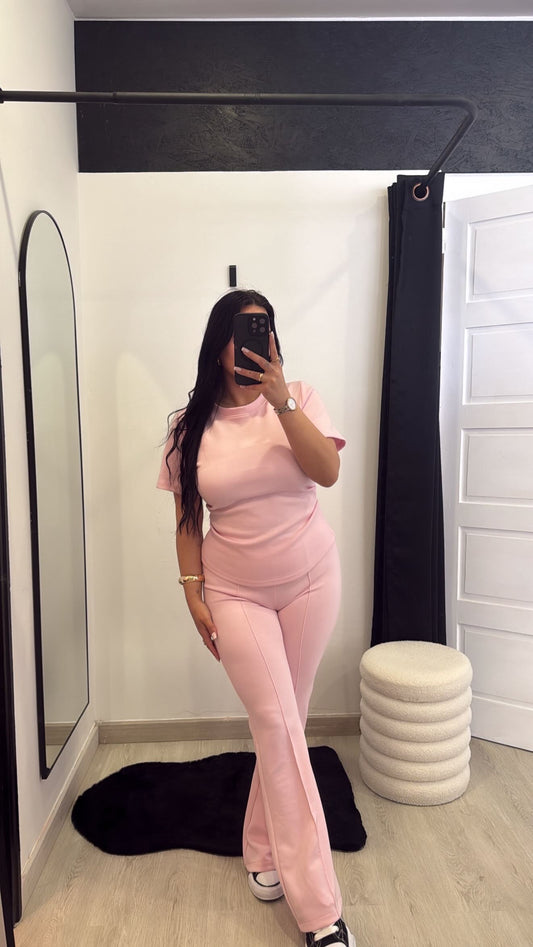 Conjunto cozy rosa