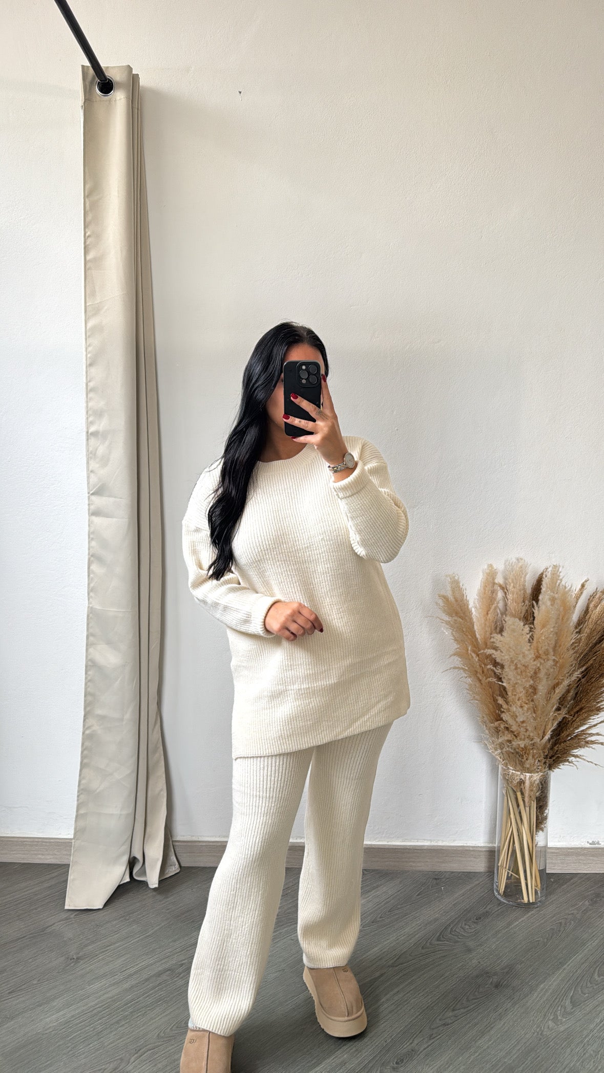 Conjunto de malha canelada