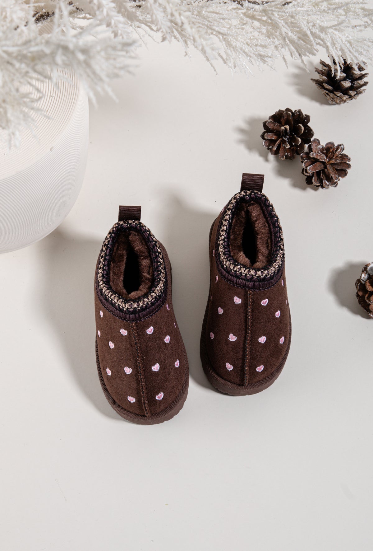 Botas com corações