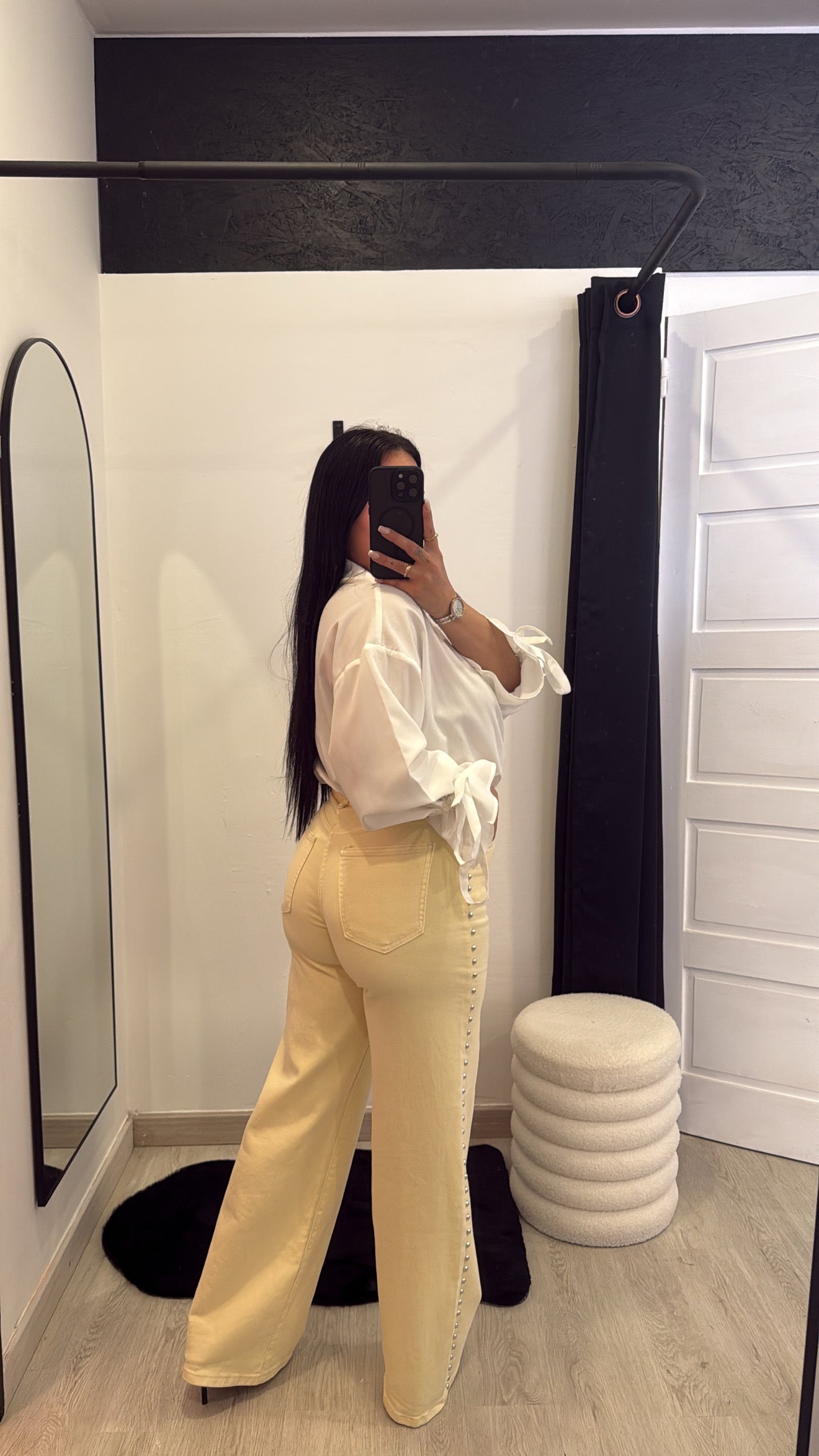 Calças de ganga Wide Leg REDIAL - amarelo