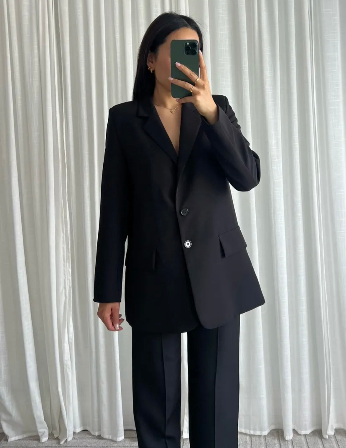 Blazer oversize - preto