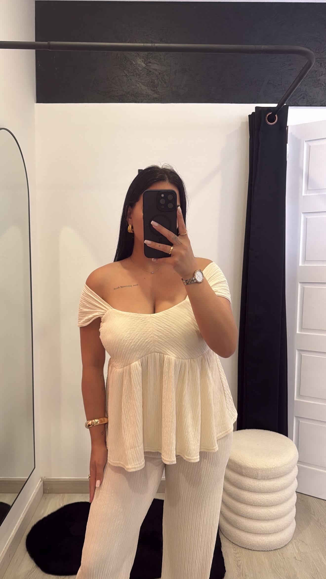 Conjunto Alicia - bege