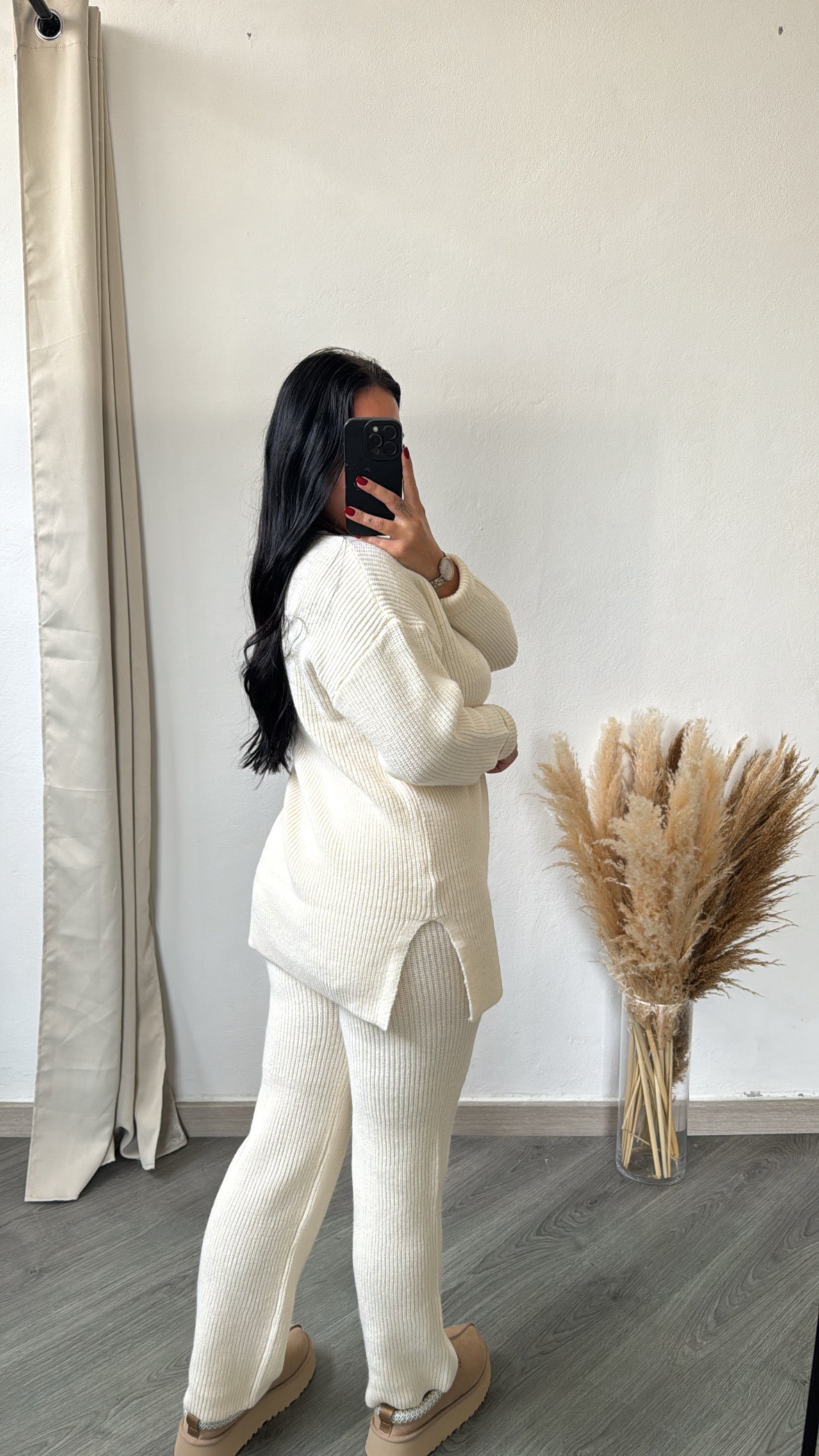 Conjunto de malha canelada