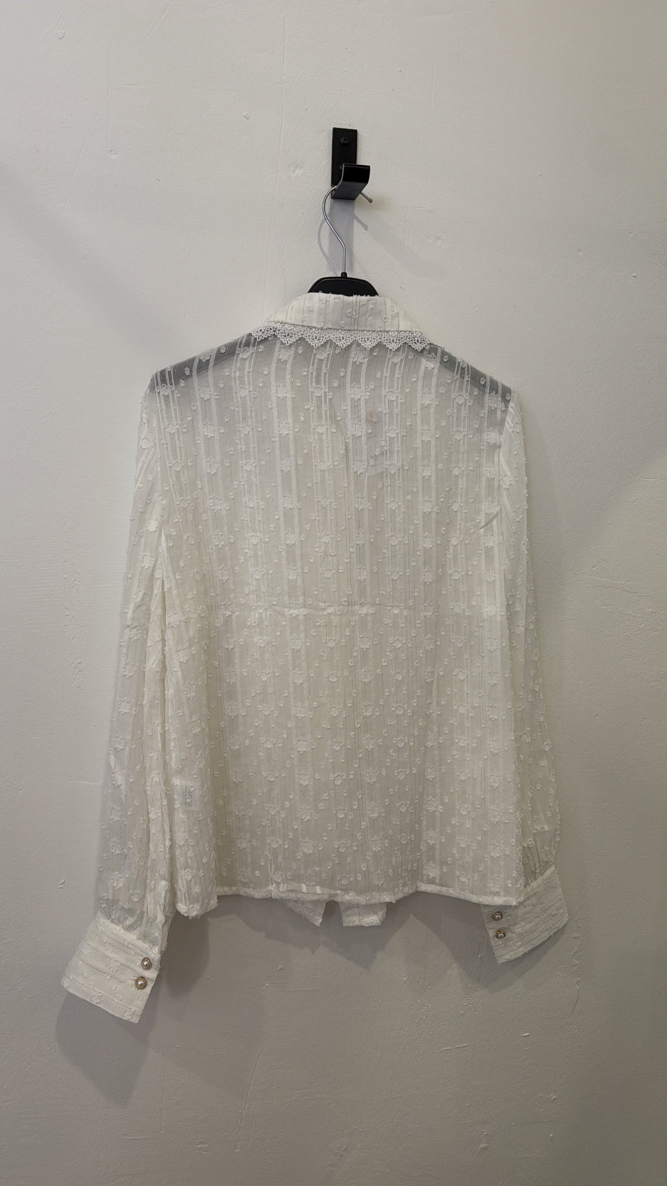 Camisa em renda - branco