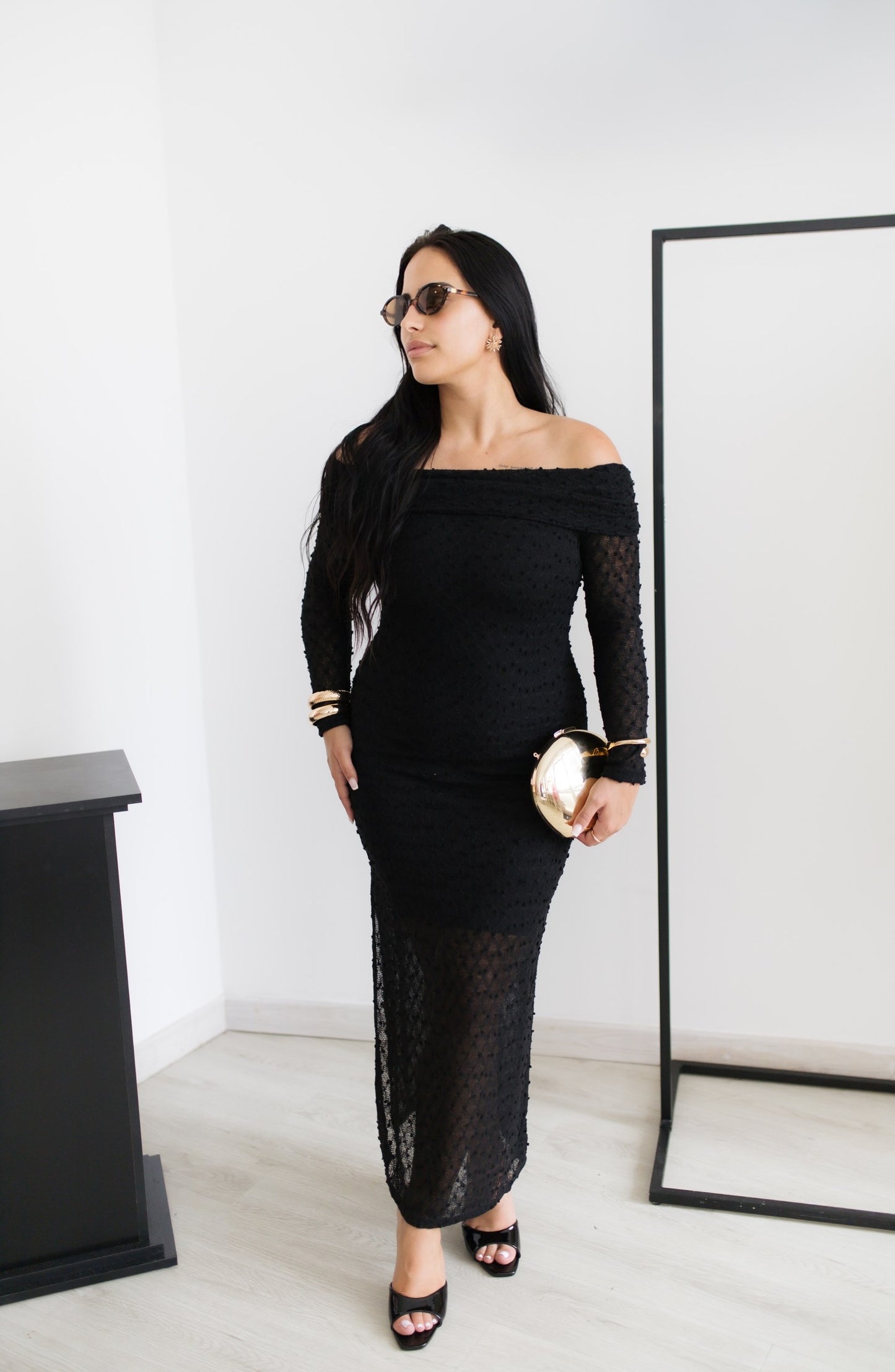Vestido comprido Glamour