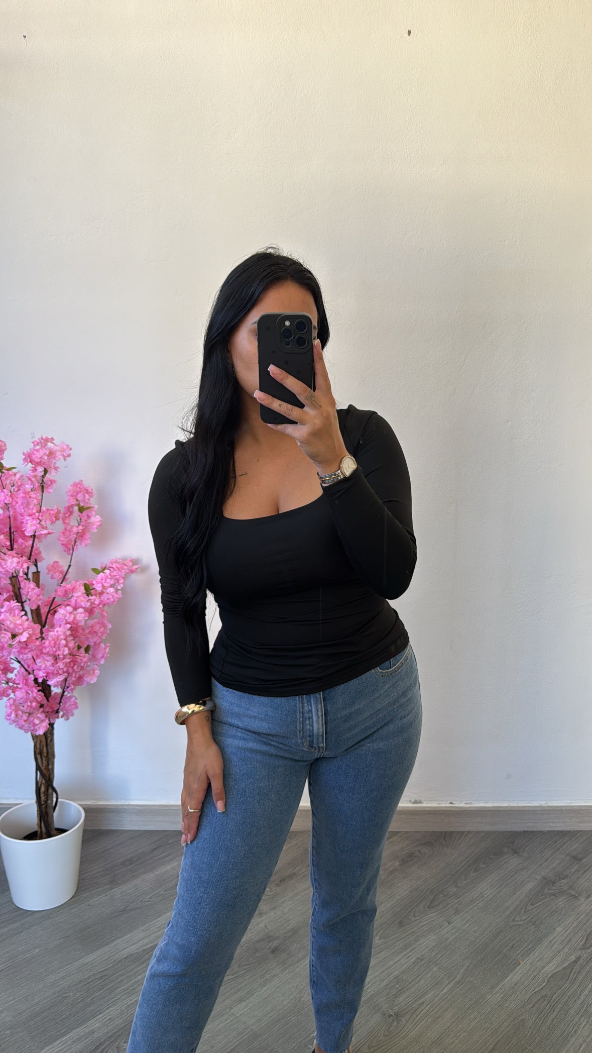 Camisola de manga comprida