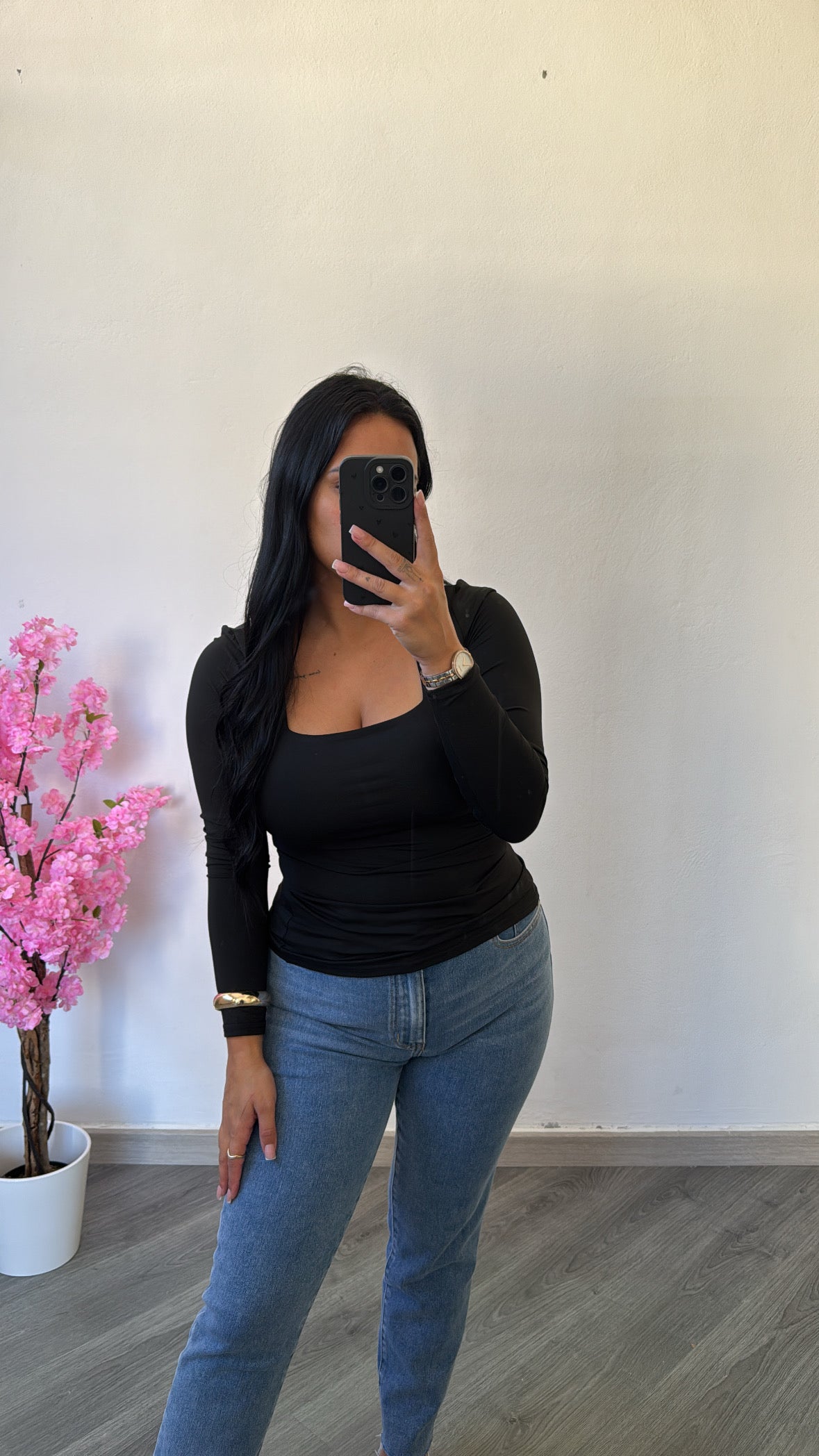 Camisola de manga comprida